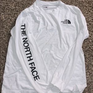 White North Face Long Sleeve